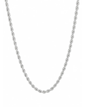 Singapore Chain Necklace Sterling Silver Twisted Chain