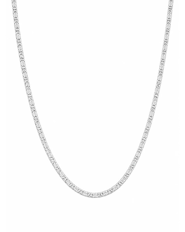 Sterling Silver Fisher Chain Necklace