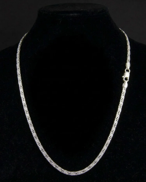 Sterling Silver Fisher Chain Necklace
