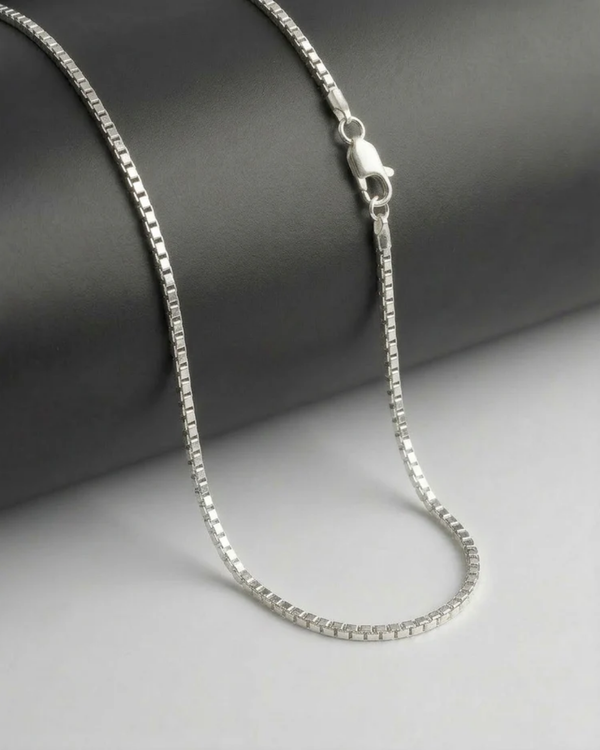 Sterling Silver Box Necklace Chain