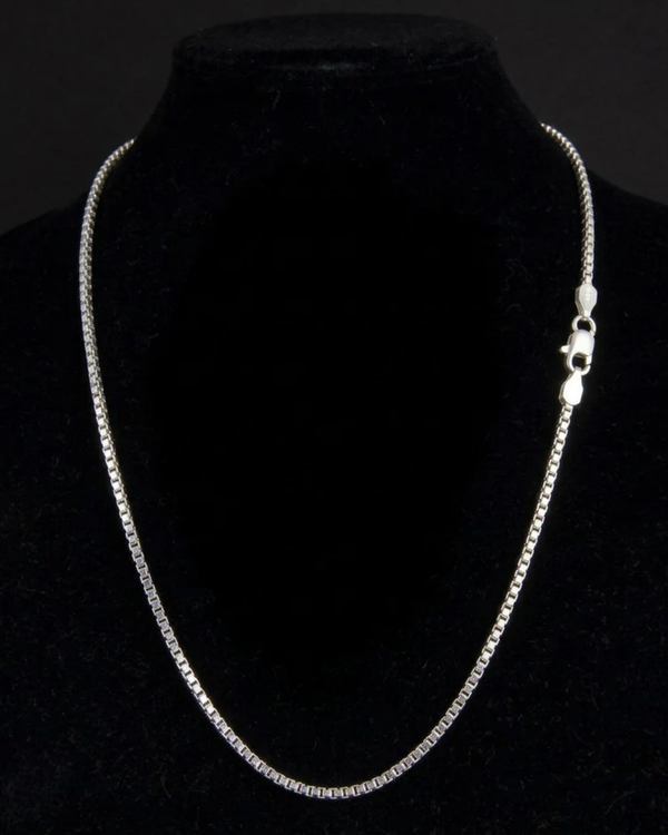 Sterling Silver Box Necklace Chain