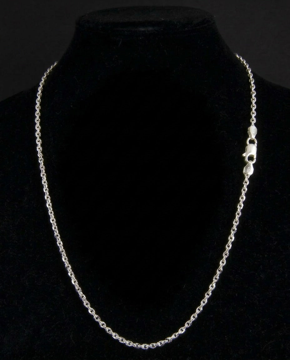 Sitara Chain Necklace – 22 Inch Sterling Silver Chain