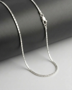 Premium Mirror Box Chain Necklace