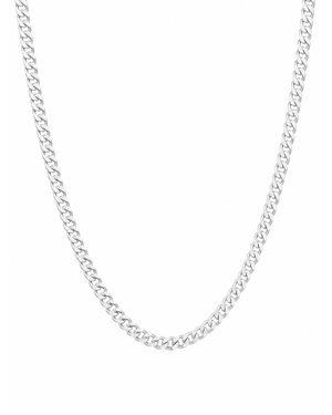 Sterling Silver Curb Chain Necklace
