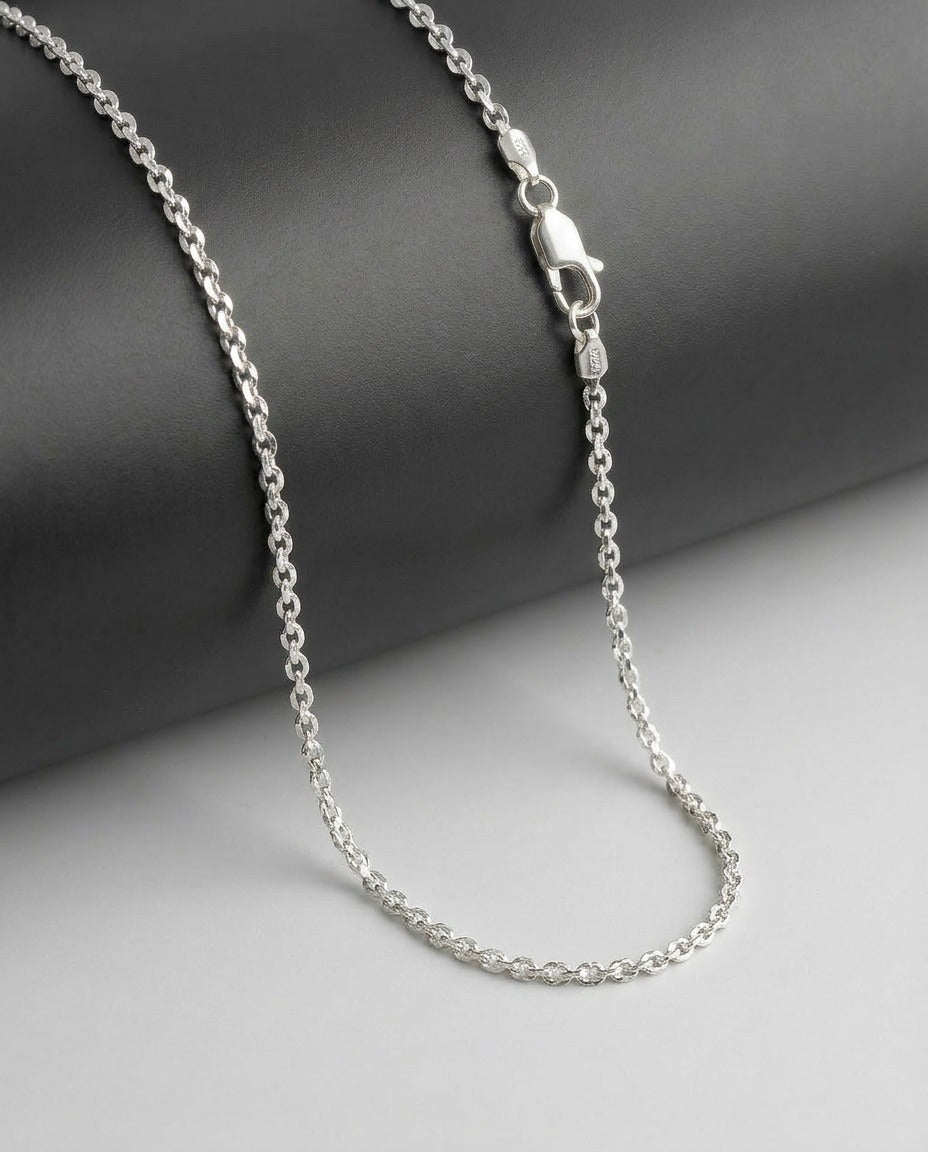 Sitara Chain Necklace – 22 Inch Sterling Silver Chain