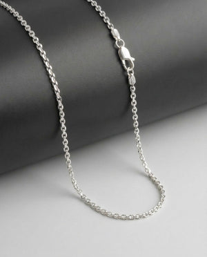 Sitara Chain Necklace – 22 Inch Sterling Silver Chain