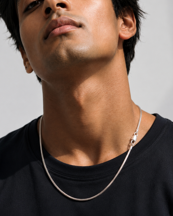 Sterling Silver Snake Chain Necklace