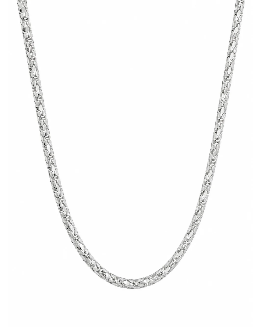 Tulip Chain Necklace Sterling Silver Chain