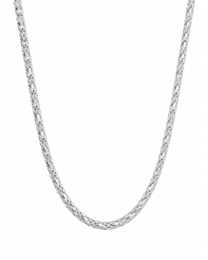Tulip Chain Necklace Sterling Silver Chain