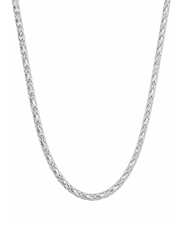 Tulip Chain Necklace Sterling Silver Chain