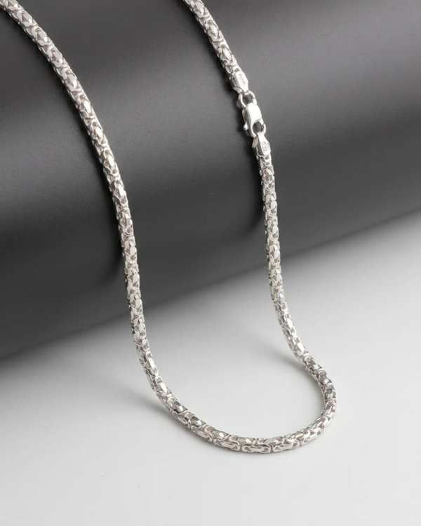 Tulip Chain Necklace Sterling Silver Chain