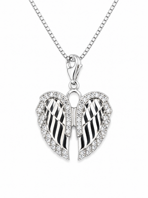 Elysian Wings Pendant Angel Wings Pendant (White Down)