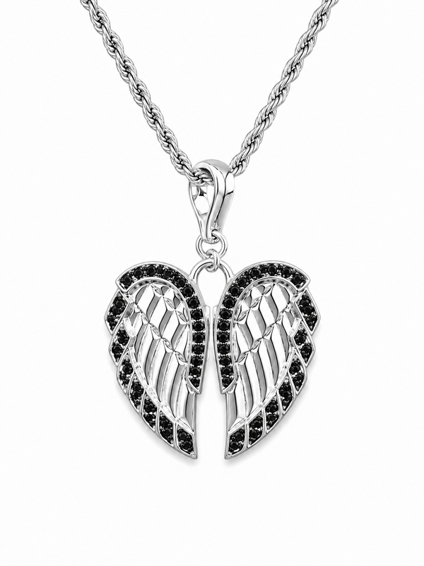 Elysian Wings Pendant Angel Wings (Black Down)