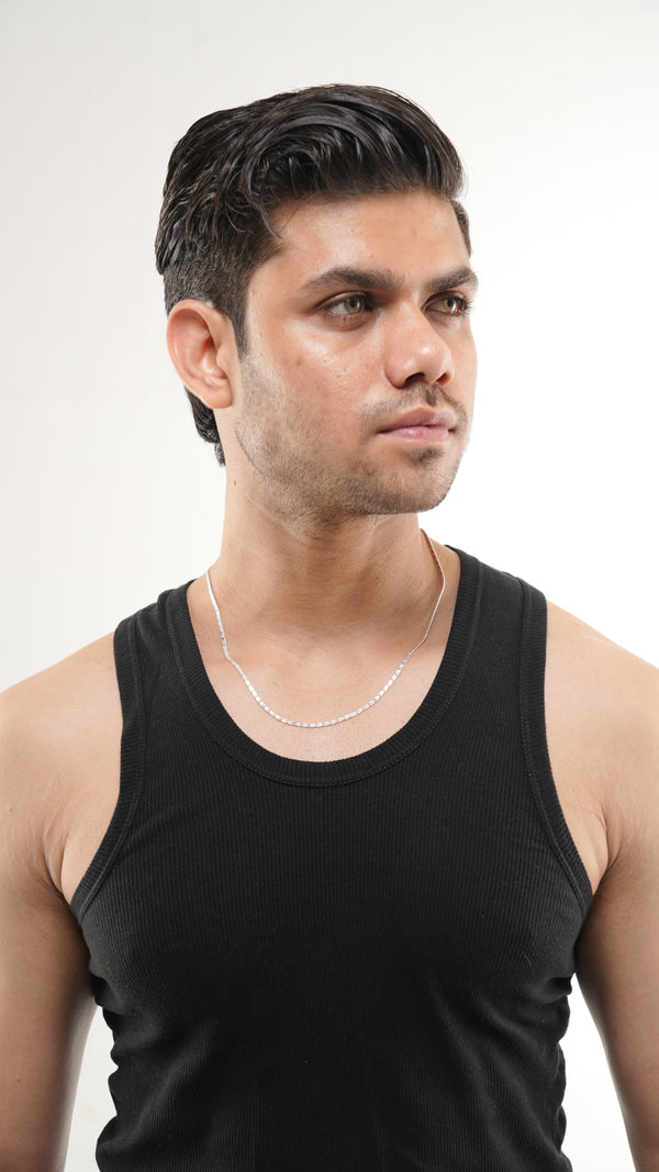 Premium Mirror Box Chain Necklace – 22 Inch Sterling Silver Chain