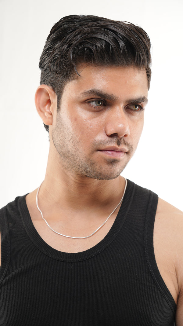 Sterling Silver Snake Chain Necklace – 20 Inch Smooth Snake Chain