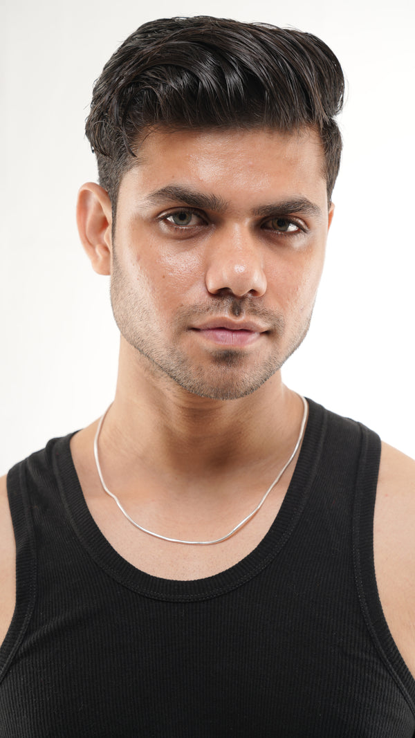 Sterling Silver Snake Chain Necklace – 20 Inch Smooth Snake Chain