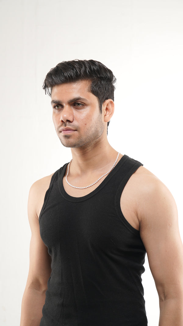 Singapore Chain Necklace – 22 Inch Sterling Silver Twisted Chain | 15g Elegant Unisex Jewelry