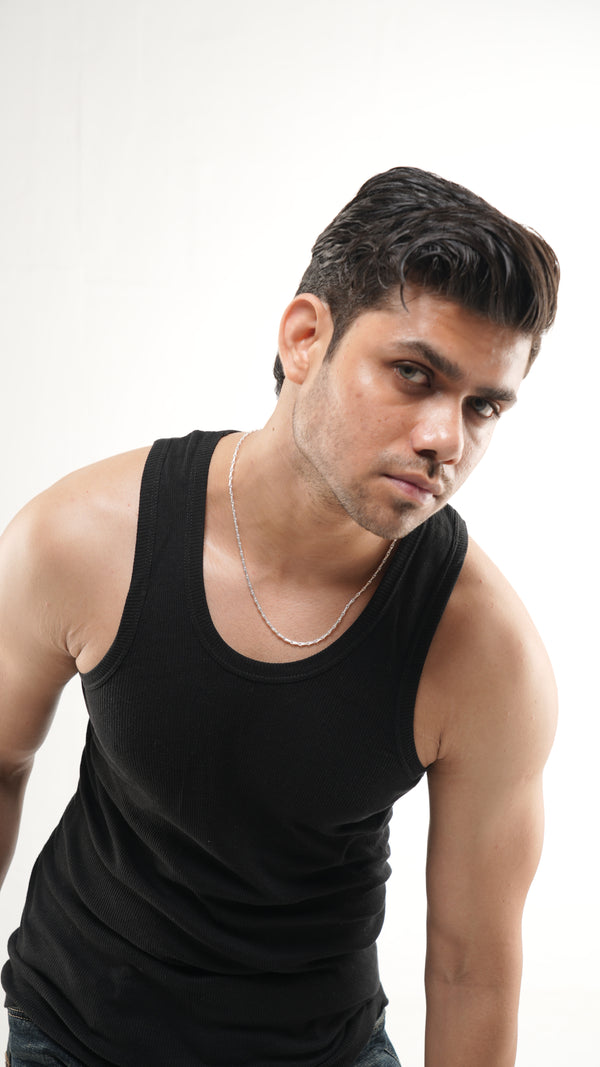 Sterling Silver Paper Clip Chain Necklace – 22 Inch Modern Link Chain