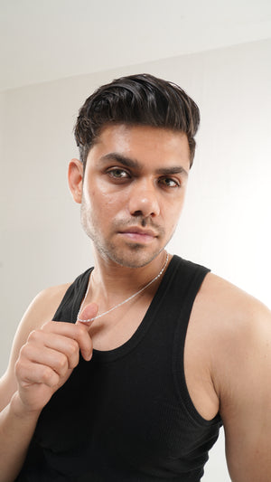 Sterling Silver Fisher Chain Necklace – 20 Inch Elegant Unisex Chain